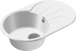 Мойка кухонная GranFest Иней Rondo R-750 L иней